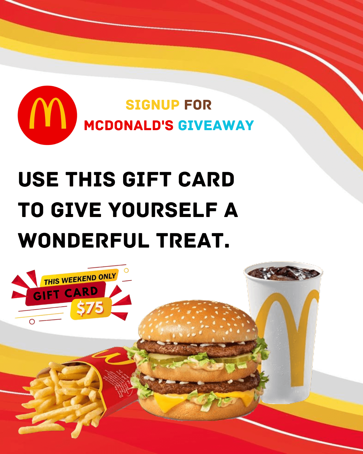 Use this gift card to give yourself a wonderful treat.